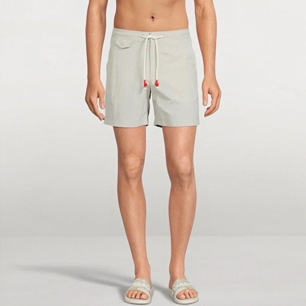 Orlebar Brown Standard Swim Hybrid Shorts Trunks Size 30 Khaki - Picture 1 of 15